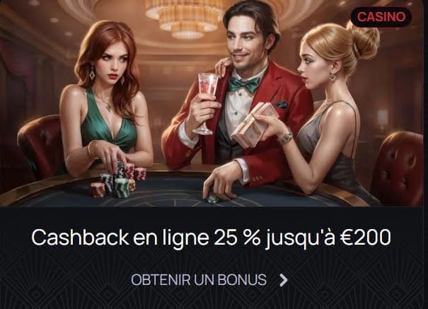 Casinova Casino cashback live